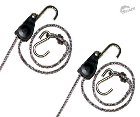 Seals Sprayskirts - 14' Rope Ratchet Tie-Downs (Pair)