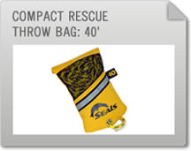 Compact Rescue Throw Bag: 40'